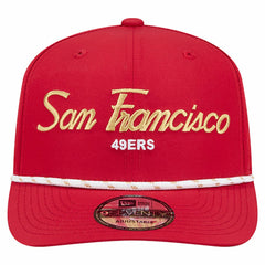 San Francisco 49ers New Era Script 9SEVENTY Adjustable Hat