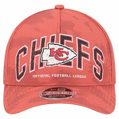 Kansas City Chiefs New Era Tie Dye Fade 9Forty M-Crown A-Frame Adjustable Hat