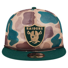 Las Vegas Raiders New Era Duck Camo 9FIFTY Snapback Hat