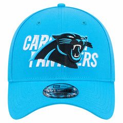 Carolina Panthers New Era Overlap Logo 39THIRTY Stretch Fit Hat