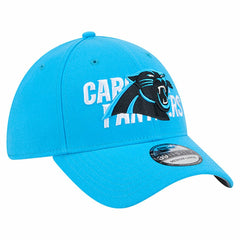 Carolina Panthers New Era Overlap Logo 39THIRTY Stretch Fit Hat