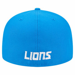 Detroit Lions New Era Overlap Wordmark 59FIFTY Fitted Hat