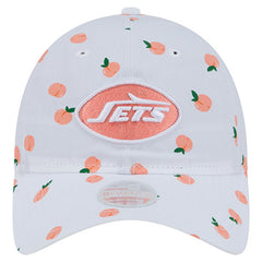 New York Jets New Era Women's Fruit Pattern 9TWENTY Adjustable Hat