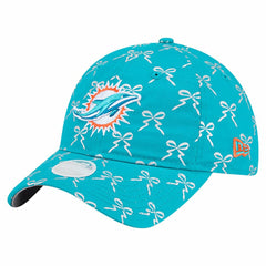 Miami Dolphins New Era Women's Ribbon 9TWENTY Adjustable Hat
