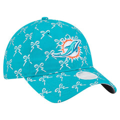 Miami Dolphins New Era Women's Ribbon 9TWENTY Adjustable Hat
