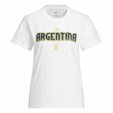 Argentina National Team Women's Jersey Hook T-Shirt White - Adidas