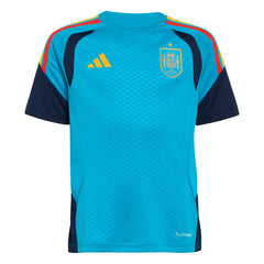 Spain National Team Youth FIFA x World Cup 2026 Tiro Training Jersey Turquoise - Adidas