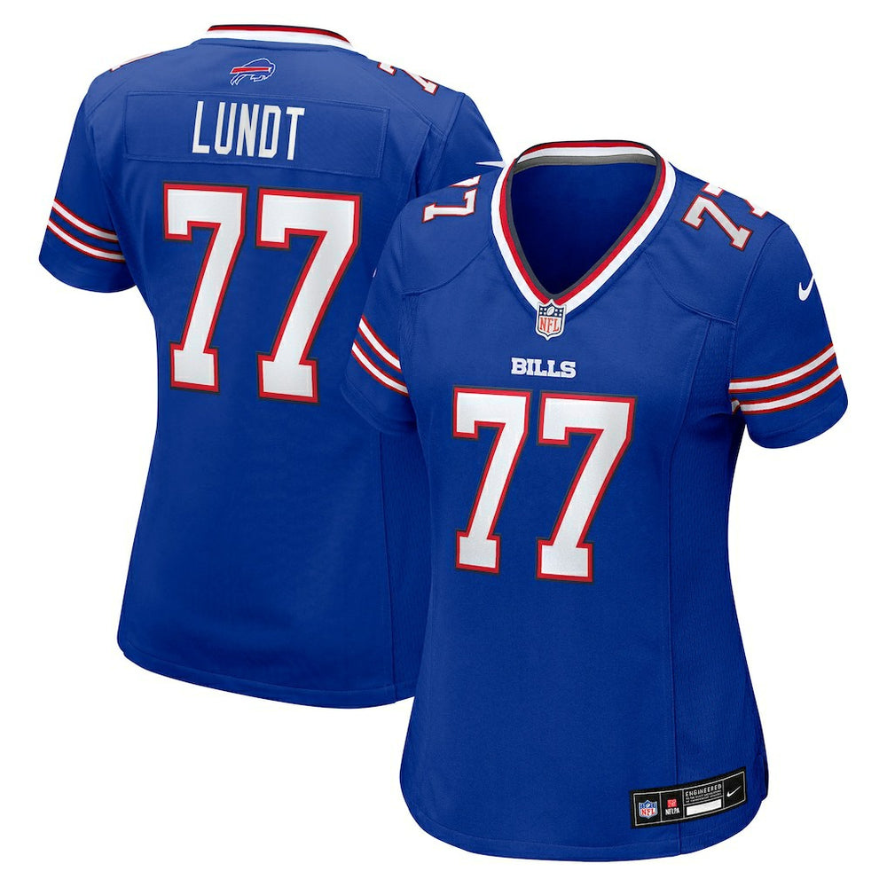 Buffalo Bills Nike Chase Lundt Women's Team Game Jersey