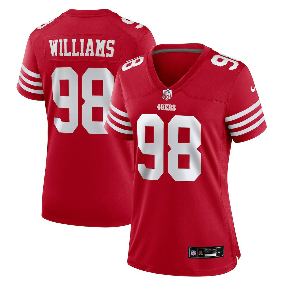 San Francisco 49ers Nike Mykel Williams Women's Team Game Jersey