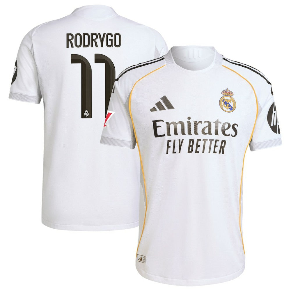 Rodrygo Real Madrid 2025/26 Home Jersey White - Adidas