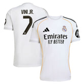 Vini Jr. Real Madrid 2025/26 Home Replica Jersey White - Adidas