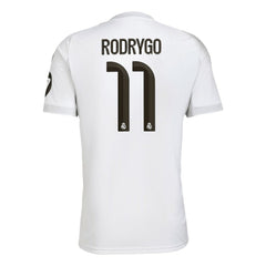 Rodrygo Real Madrid 2025/26 Home Replica Jersey White - Adidas