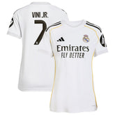Vini Jr. Real Madrid Women's 2025/26 Home Replica Jersey White - Adidas