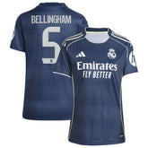 Jude Bellingham Real Madrid Women's 2025/26 Away Replica Player Jersey Blue - Adidas