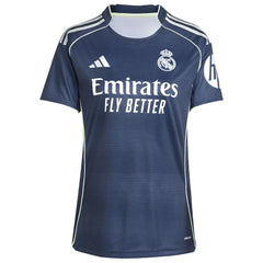Vini Jr. Real Madrid Women's 2025/26 Away Replica Player Jersey Blue - Adidas