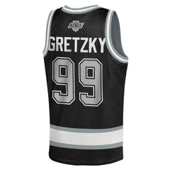 Wayne Gretzky Los Angeles Kings Mitchell & Ness Youth Maxxed Out Fashion Basketball Jersey Outlet