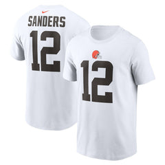 Cleveland Browns Nike Shedeur Sanders 2025 NFL Draft Name & Number T-Shirt