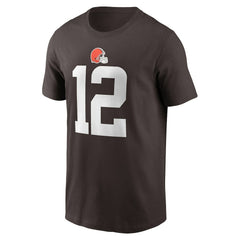 Cleveland Browns Nike Shedeur Sanders 2025 NFL Draft Name & Number T-Shirt