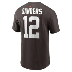 Cleveland Browns Nike Shedeur Sanders 2025 NFL Draft Name & Number T-Shirt