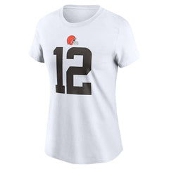 Cleveland Browns Nike Shedeur Sanders Women's 2025 NFL Draft Name & Number T-Shirt