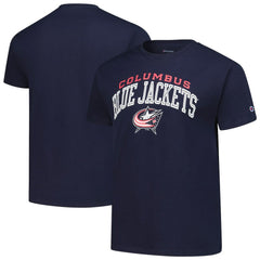 Columbus Blue Jackets Champion Primary Logo T-Shirt For Sale