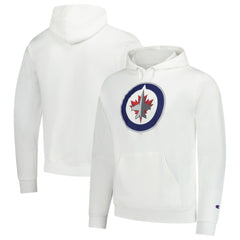 Winnipeg Jets Champion Primary Logo 1-Hit Pullover Hoodie Outlet