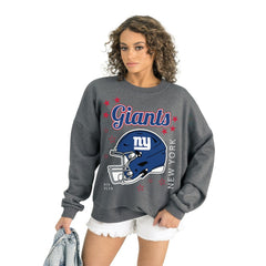 New York Giants Gameday Couture Women's Ready to Rumble Premium Fleece Pullover Sweatshirt
