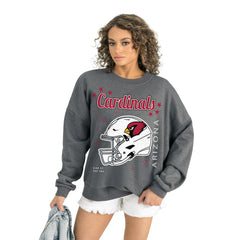Arizona Cardinals Gameday Couture Women's Ready to Rumble Premium Fleece Pullover Sweatshirt