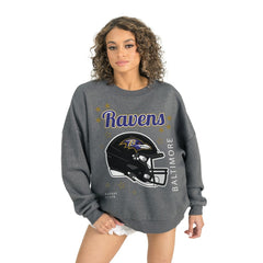 Baltimore Ravens Gameday Couture Women's Ready to Rumble Premium Fleece Pullover Sweatshirt