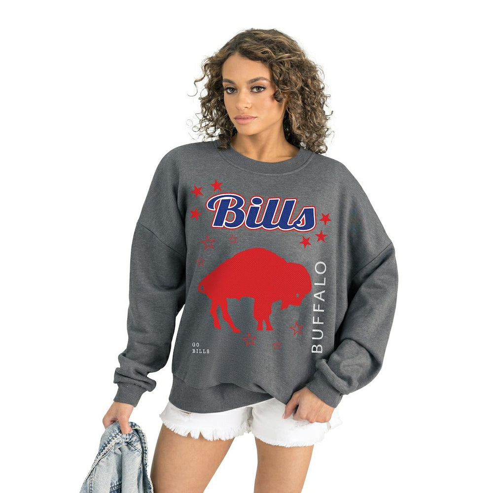 Buffalo Bills Gameday Couture Women's Ready to Rumble Premium Fleece Pullover Sweatshirt