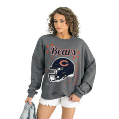 Chicago Bears Gameday Couture Women's Ready to Rumble Premium Fleece Pullover Sweatshirt