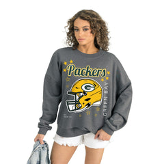 Green Bay Packers Gameday Couture Women's Ready to Rumble Premium Fleece Pullover Sweatshirt
