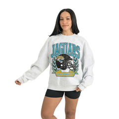 Jacksonville Jaguars Gameday Couture Women's Heritage Premium Fleece Pullover Sweatshirt