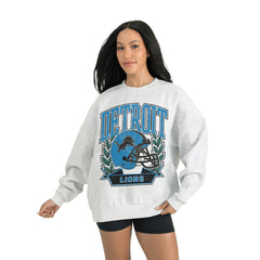 Detroit Lions Gameday Couture Women's Heritage Premium Fleece Pullover Sweatshirt