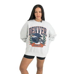 Denver Broncos Gameday Couture Women's Heritage Premium Fleece Pullover Sweatshirt