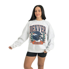 Denver Broncos Gameday Couture Women's Heritage Premium Fleece Pullover Sweatshirt