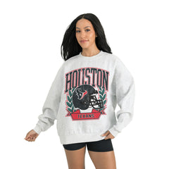 Houston Texans Gameday Couture Women's Heritage Premium Fleece Pullover Sweatshirt
