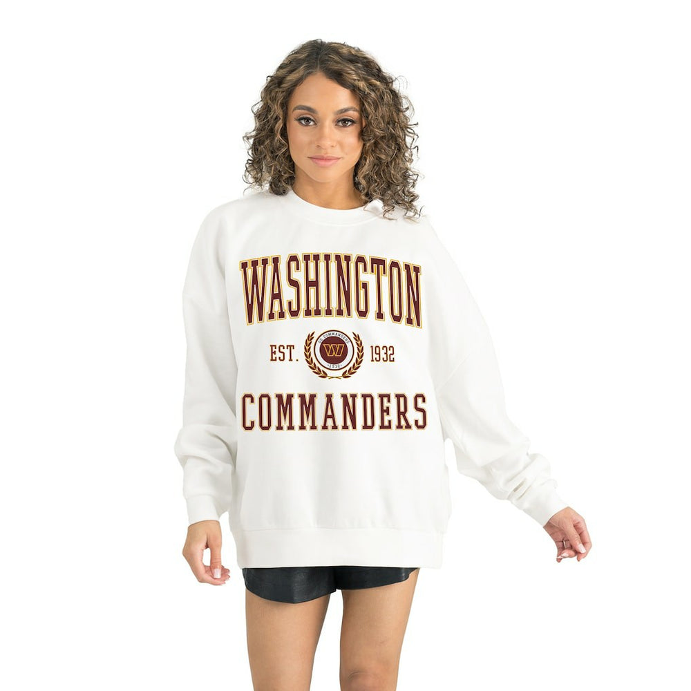 Washington Commanders Gameday Couture Women's Timeless Triumph Premium Fleece Pullover Sweatshirt