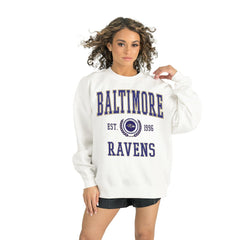 Baltimore Ravens Gameday Couture Women's Timeless Triumph Premium Fleece Pullover Sweatshirt