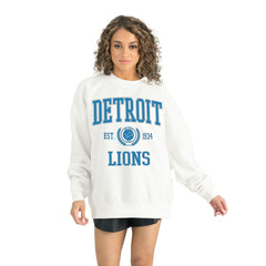 Detroit Lions Gameday Couture Women's Timeless Triumph Premium Fleece Pullover Sweatshirt