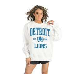 Detroit Lions Gameday Couture Women's Timeless Triumph Premium Fleece Pullover Sweatshirt