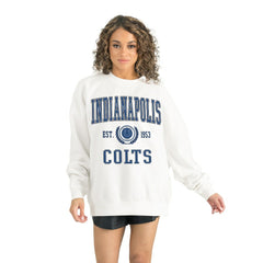 Indianapolis Colts Gameday Couture Women's Timeless Triumph Premium Fleece Pullover Sweatshirt