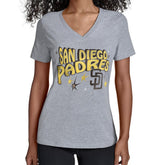 San Diego Padres Starter Women's Fireworks V-Neck T-Shirt | MLB Near me