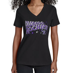Colorado Rockies Starter Women's Fireworks V-Neck T-Shirt | MLB Online