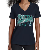 Seattle Mariners Starter Women's Fireworks V-Neck T-Shirt | MLB Shop