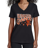 San Francisco Giants Starter Women's Fireworks V-Neck T-Shirt | MLB Online