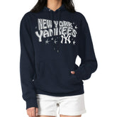 New York Yankees Starter Women's Fireworks Fleece Tri-Blend Pullover Hoodie | MLB Online