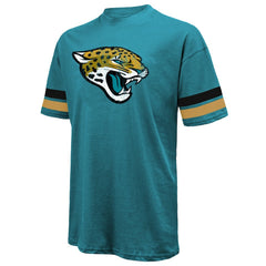 Jacksonville Jaguars Travis Hunter Majestic Threads 2025 NFL Draft First Round Pick Oversized T-Shirt