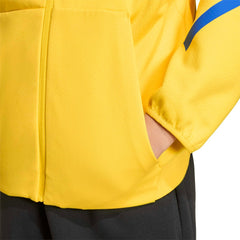 Club America Youth 2025/26 Club Anthem Full-Zip Hoodie Jacket Yellow - Adidas