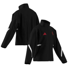 Manchester United Youth 2025/26 Club Anthem Full-Zip Jacket Black - Adidas